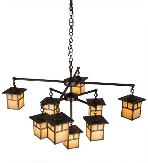 50"W Hyde Park T Mission 9 Lt Chandelier