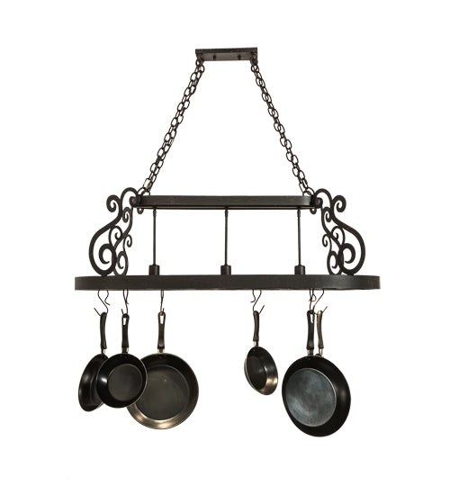 48"L Neo 3 Light Pot Rack