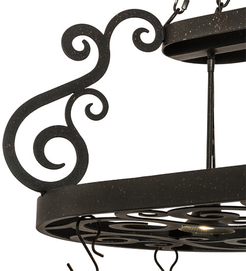 48"L Neo 3 Light Pot Rack