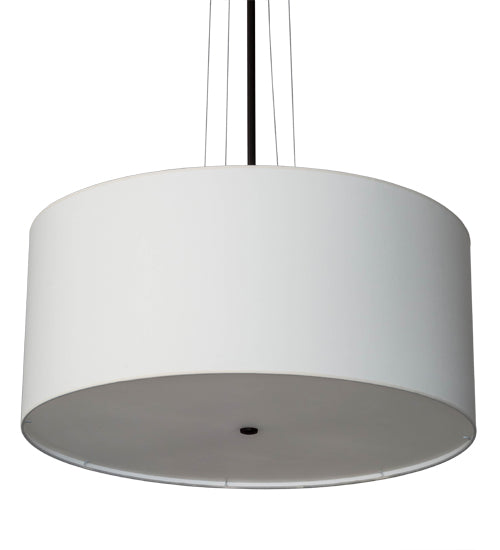 36" Wide Cilindro White Textrene Pendant