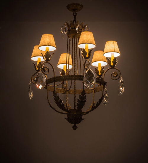 26" Wide Antonia 6 Light Chandelier