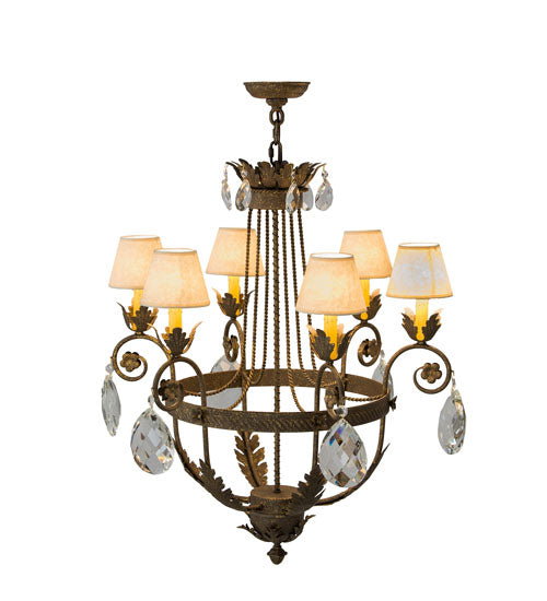 26" Wide Antonia 6 Light Chandelier