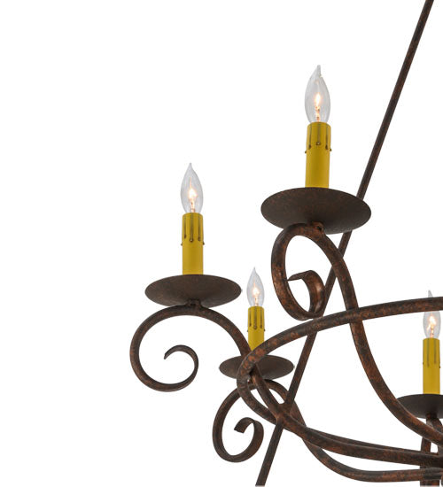 45"W Estrella 16 Lt Two Tier Chandelier