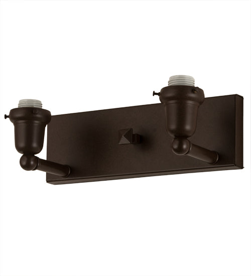 17"W Sierra Prairie Mission 2 Lt Wall Sconce