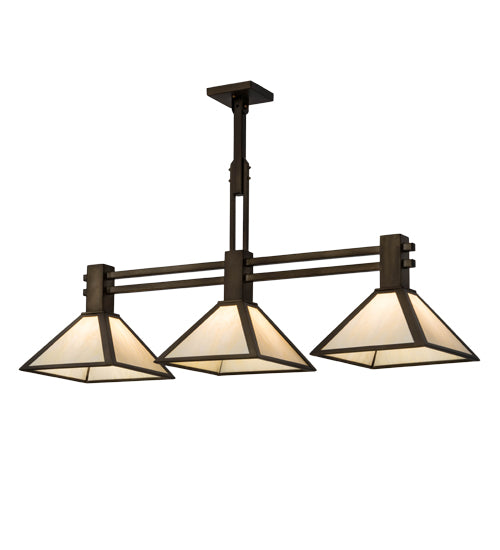 45" Long Soffe 3 Light Island Pendant