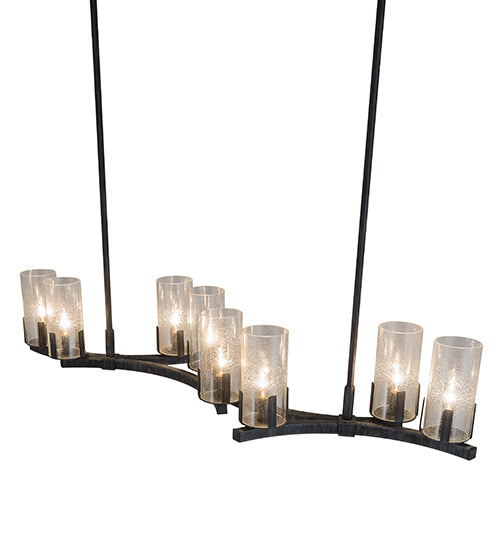 53" Long Cero 8 Light Oblong Chandelier