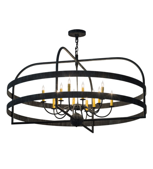 48" Wide Aldari 12 Light Chandelier