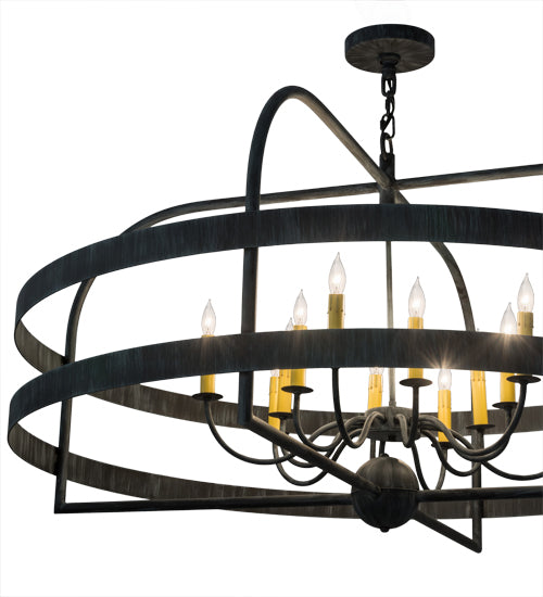 48" Wide Aldari 12 Light Chandelier