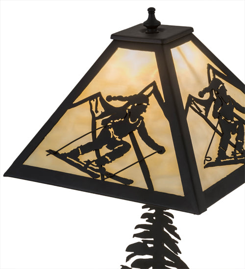 22"H Alpine W/Lighted Base Table Lamp