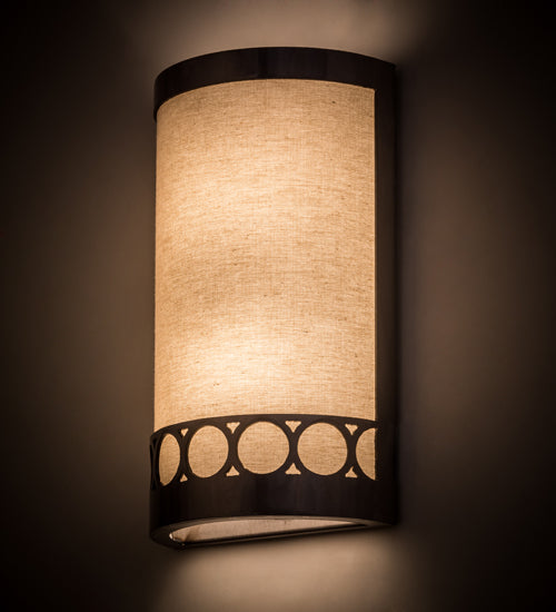 8"W Cilindro Circulo Wall Sconce