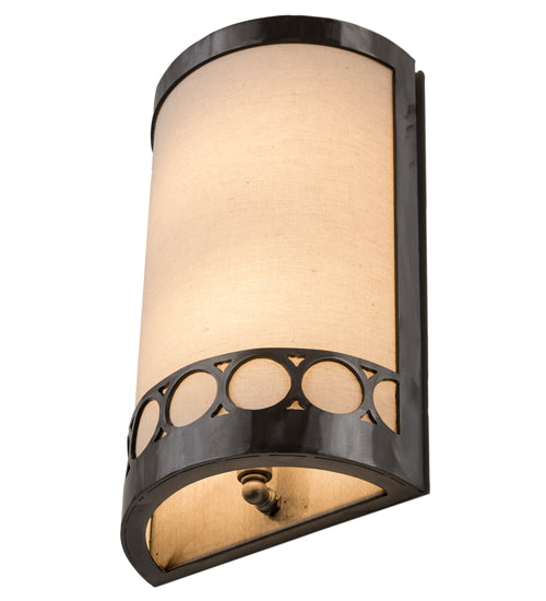 8"W Cilindro Circulo Wall Sconce