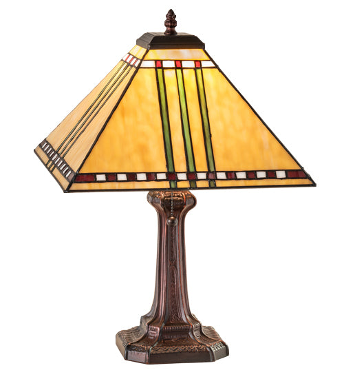 19" High Prairie Corn Table Lamp