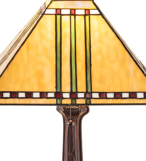 19" High Prairie Corn Table Lamp