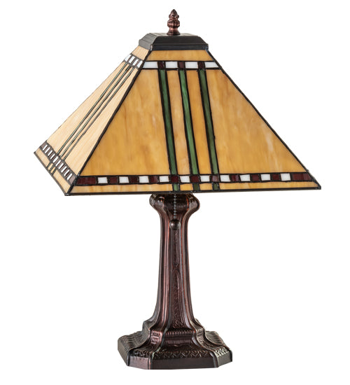 19" High Prairie Corn Table Lamp