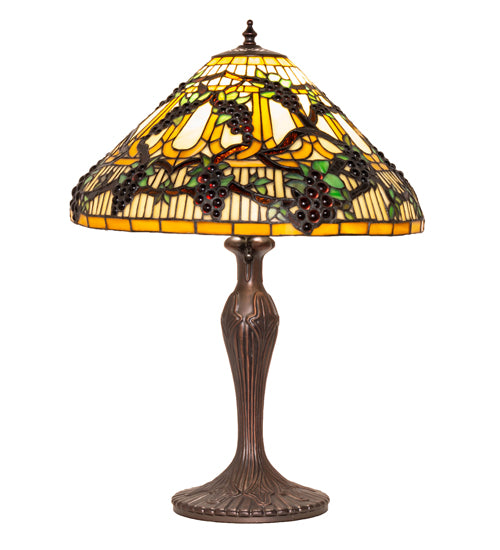 23" High Jeweled Grape Table Lamp