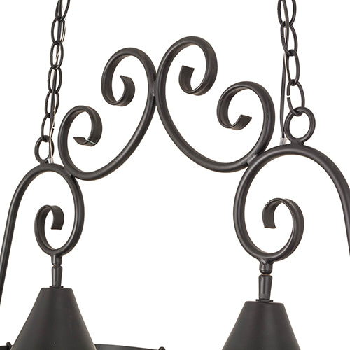 32" Long Elana 2 Light Pot Rack