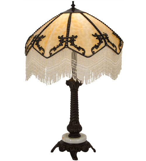 19"W Regina Fringed Table Lamp