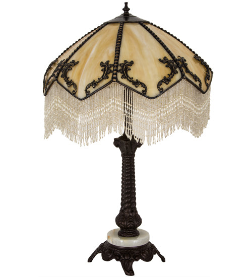 19"W Regina Fringed Table Lamp