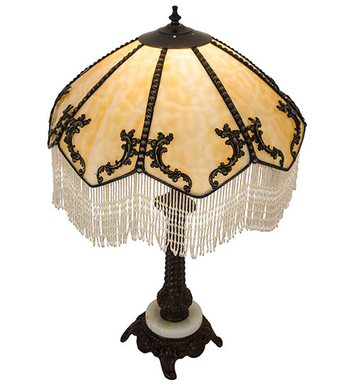 19"W Regina Fringed Table Lamp