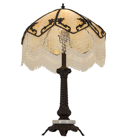 19"W Regina Fringed Table Lamp