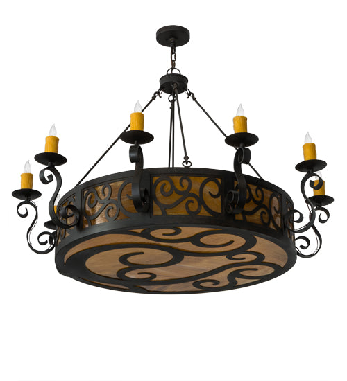 56" Wide Delano 10 Light Chandelier