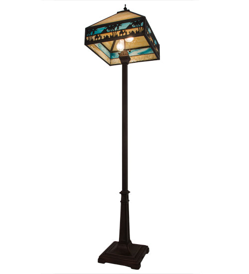 67.5"H Camel Mission Floor Lamp