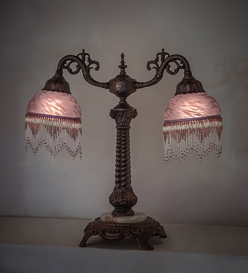 20" High Roussillon 2 Arm Table Lamp