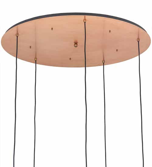 40"W Bisbee 5 Lt Cascading Pendant