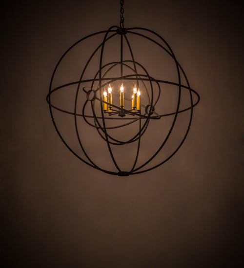 43"W Atom Enerjisi 8 Lt Chandelier