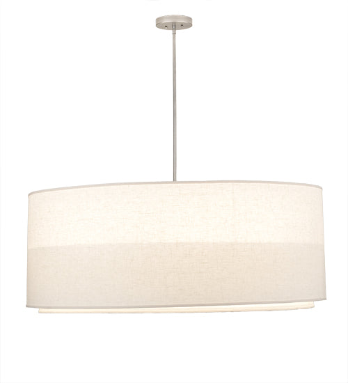 48"W Cilindro Textrene 2 Tier Pendant