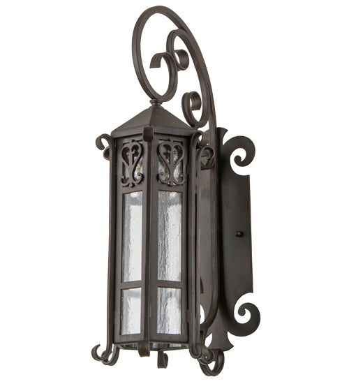 9"W Caprice Lantern Wall Sconce