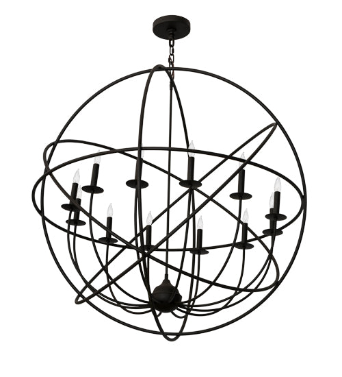 42"W Atom Enerjisi 12 Lt Chandelier