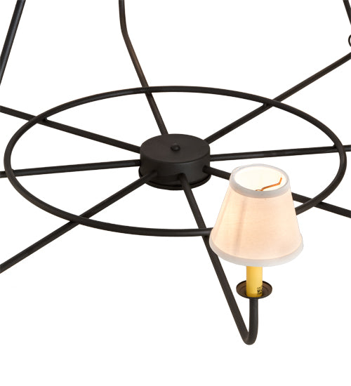 60"W Brach Ring 8 Lt Chandelier