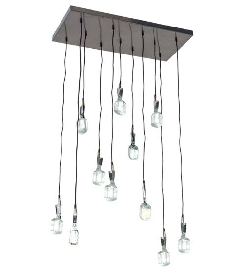 36"L Phonic 11 Lt Cascading Pendant