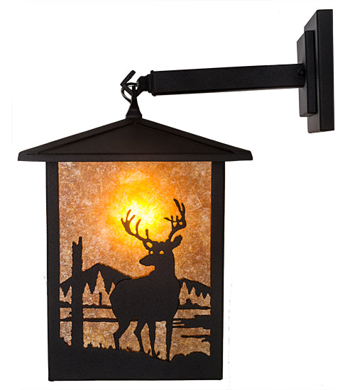 9"W Seneca Deer Creek Hanging Wall Sconce