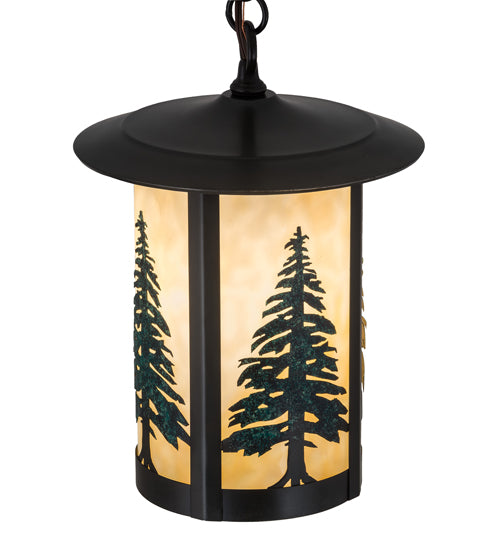 10"W Fulton Tall Pines Pendant