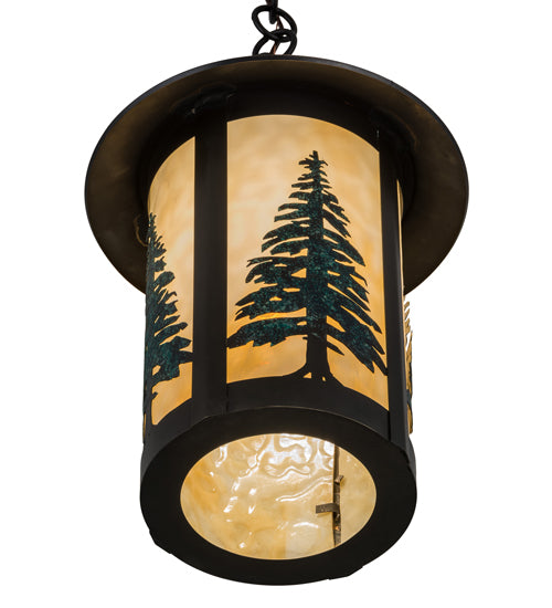 10"W Fulton Tall Pines Pendant