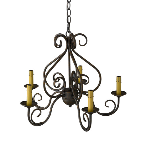 24" Wide Jenna 5 Light Chandelier