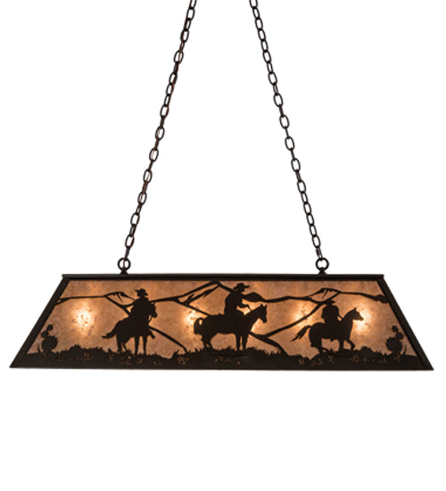 48" Long Rustlers Oblong Pendant