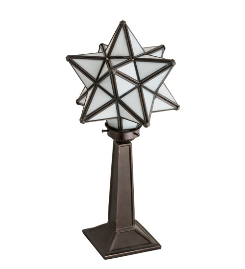 17" High Moravian Star Accent Lamp