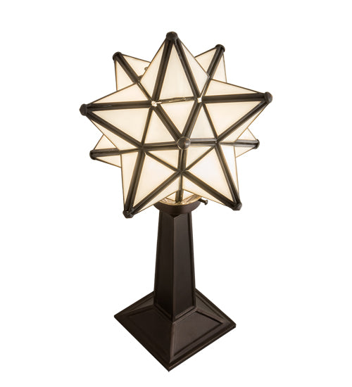 17" High Moravian Star Accent Lamp