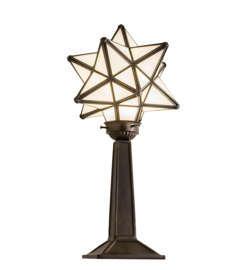 17" High Moravian Star Accent Lamp