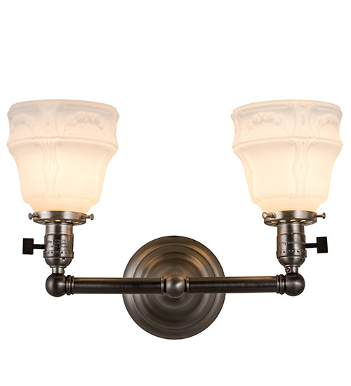 15.5" Wide Revival Garland 2 Light Wall Sconce