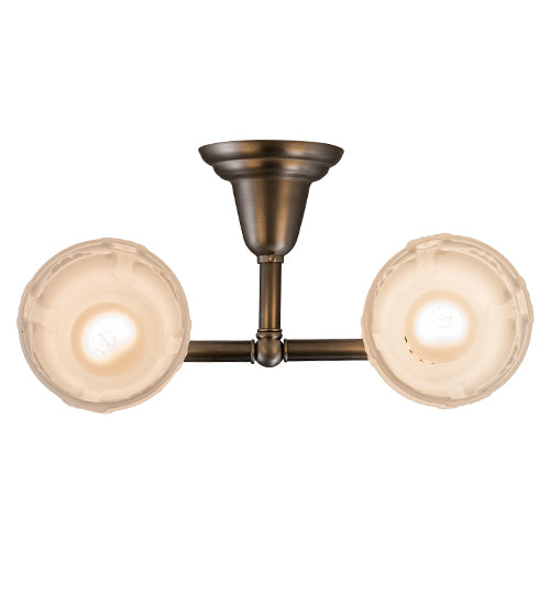 15.5" Wide Revival Garland 2 Light Wall Sconce