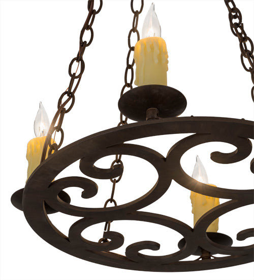 20" Wide Ashley 4 Lt Chandelier