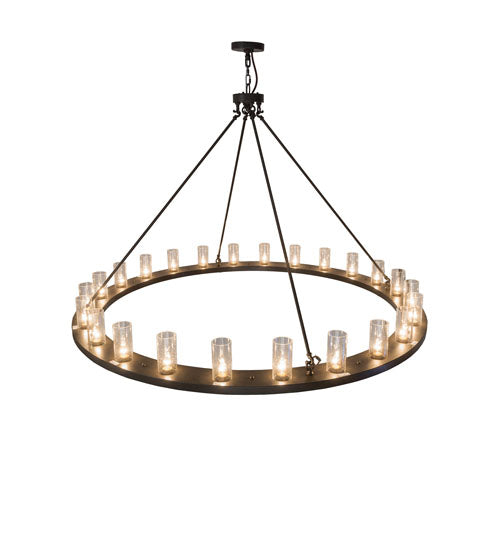 72"W Loxley 24 Lt Chandelier