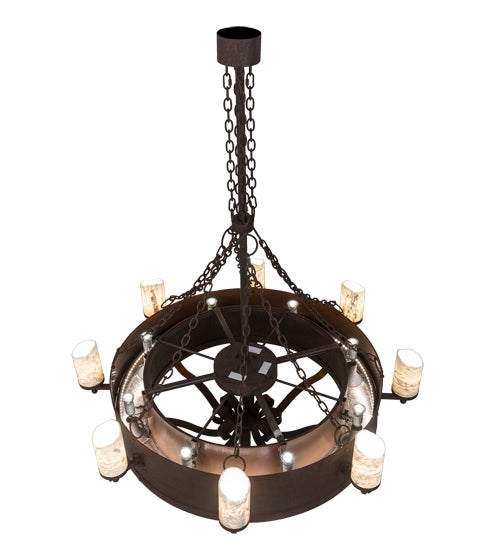 54"W Parnella 24 Lt Chandelier