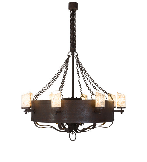 54"W Parnella 24 Lt Chandelier