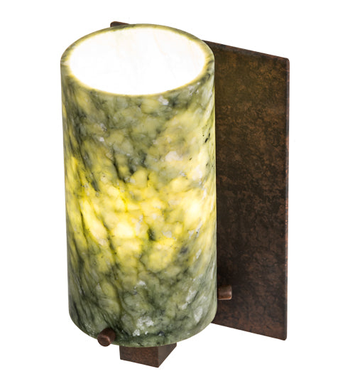 4.5"W Cilindro Jadestone Wall Sconce