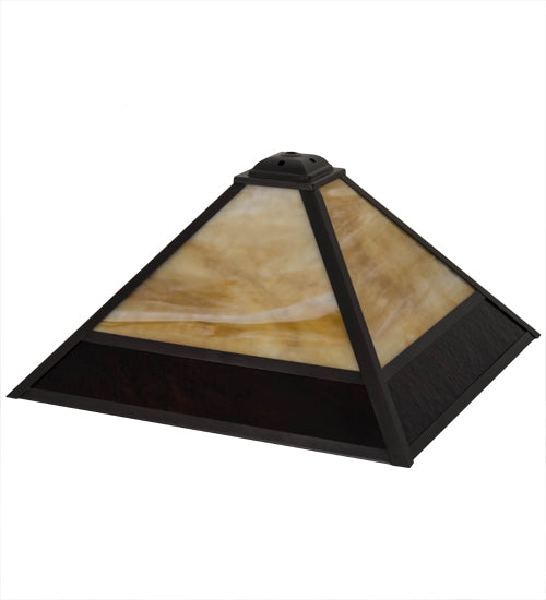 17" Square Mission Shade